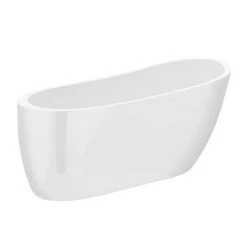 Toreno 1665 Modern Slipper Free Standing Bath -Bathroom Baths Shop Turin 1665 Modern Slipper Free Standing Bath d2 460