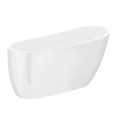 Toreno 1520 Small Modern Slipper Free Standing Bath 6 Toreno 1520 Small Modern Slipper Free Standing Bath - Image 4