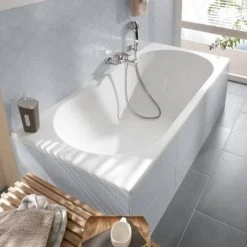 Villeroy and Boch O.novo Single Ended Rectangular Bath 8 Villeroy and Boch O.novo Single Ended Rectangular Bath -Bathroom Baths Shop UBA160CAS2V 01 D2 460