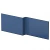 Venice Abstract / Urban Satin Blue L-Shaped Front Bath Panel - 1700mm