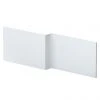 Venice Abstract / Urban Satin White L-Shaped Front Bath Panel - 1700mm 1 Venice Abstract / Urban Satin White L-Shaped Front Bath Panel - 1700mm -Bathroom Baths Shop VWLFP17 p
