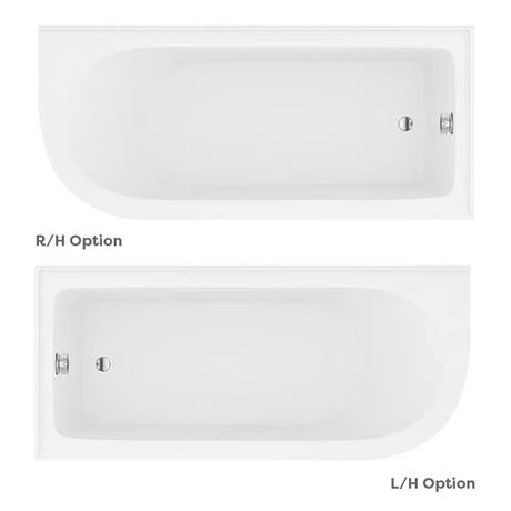 Appleby 1700 Roll Top Shower Bath + White Leg Set 5 Appleby 1700 Roll Top Shower Bath + White Leg Set - Image 3