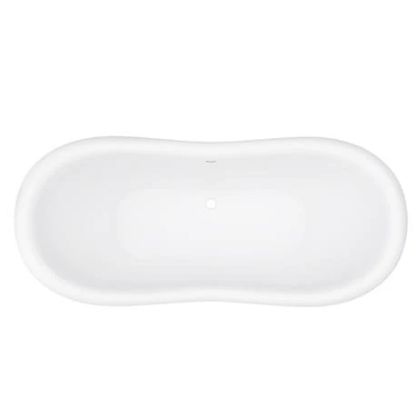 Earl 1750 Double Ended Roll Top Slipper Bath + White Leg Set 5 Earl 1750 Double Ended Roll Top Slipper Bath + White Leg Set - Image 3