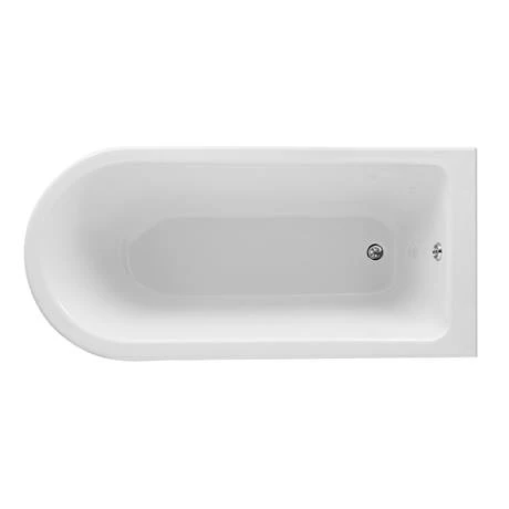 Old London Winterburn 1500 x 750 Single Ended Traditional Shower Bath with Chrome Leg Set 4 Old London Winterburn 1500 x 750 Single Ended Traditional Shower Bath with Chrome Leg Set - Image 2